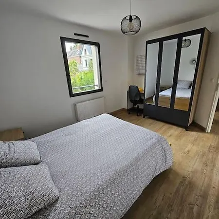 Droite Maison Individuelle 4 Et 1 Garage Holiday home Rouen